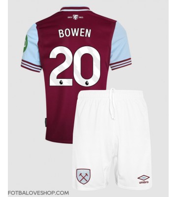 West Ham United Jarrod Bowen #20 Dětské Domácí Dres 2024-25 Krátký Rukáv (+ trenýrky)